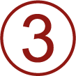 zahl 3 im kreis
